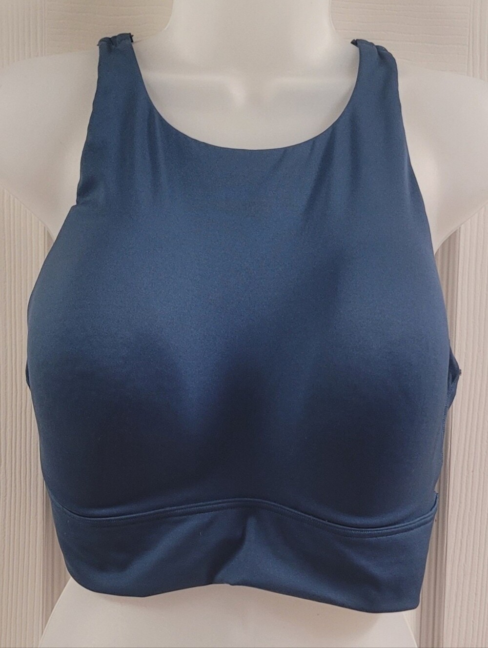 Victoria's Secret High-Neck Sports Bralette in Dark Blue